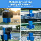 Kamerafäste för pickleballnät för mobil och GoPro