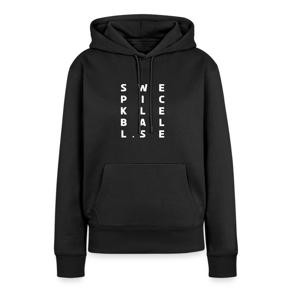 Women’s Premium Hoodie - svart