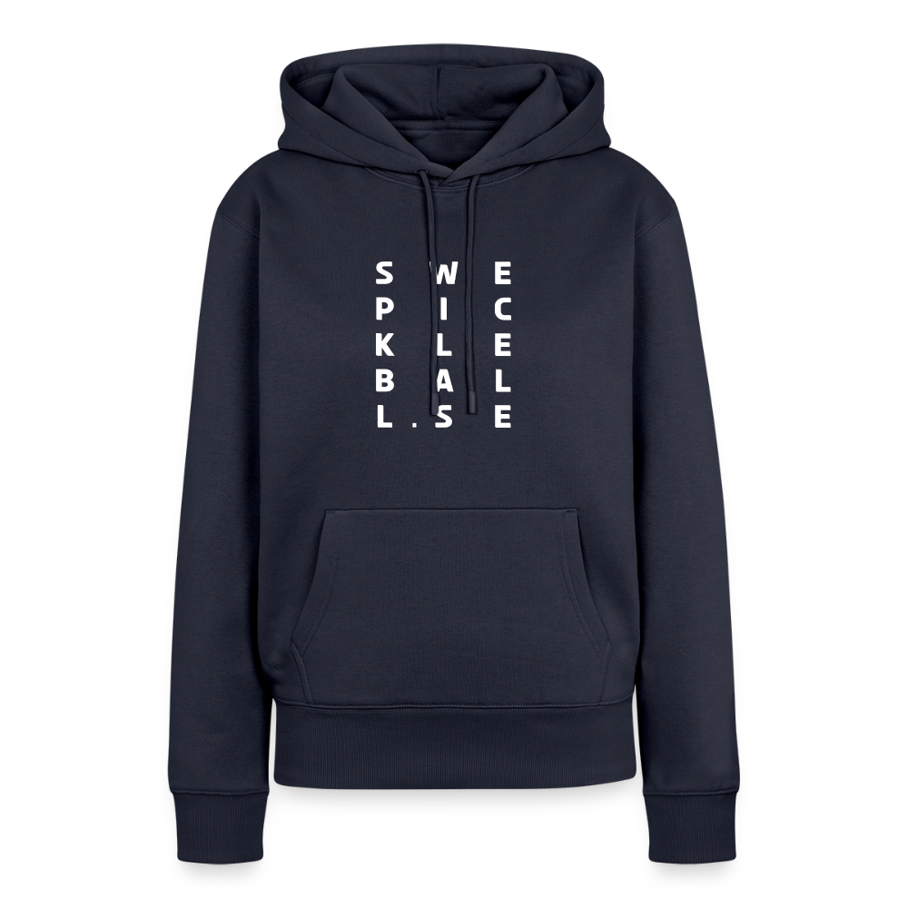 Women’s Premium Hoodie - marinblå