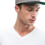 Snapbackkeps - grafitgrå/svart