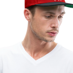 Snapbackkeps - röd/svart