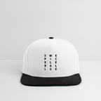 Snapbackkeps - vit/svart