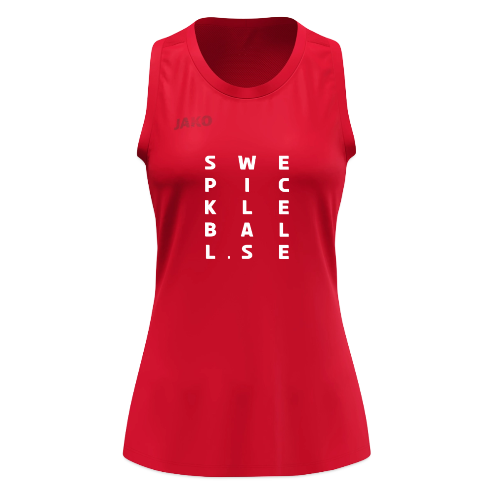 JAKO Women's Tank Top Light Flow - red