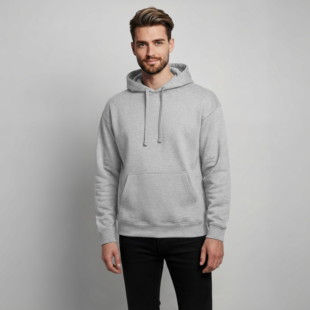 Stanley/Stella Oversized Huvtröja Unisex - gråmelerad
