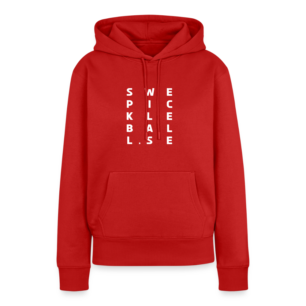 Women’s Premium Hoodie - röd
