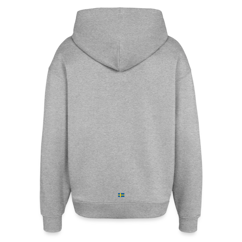 Stanley/Stella Oversized Huvtröja Unisex - gråmelerad