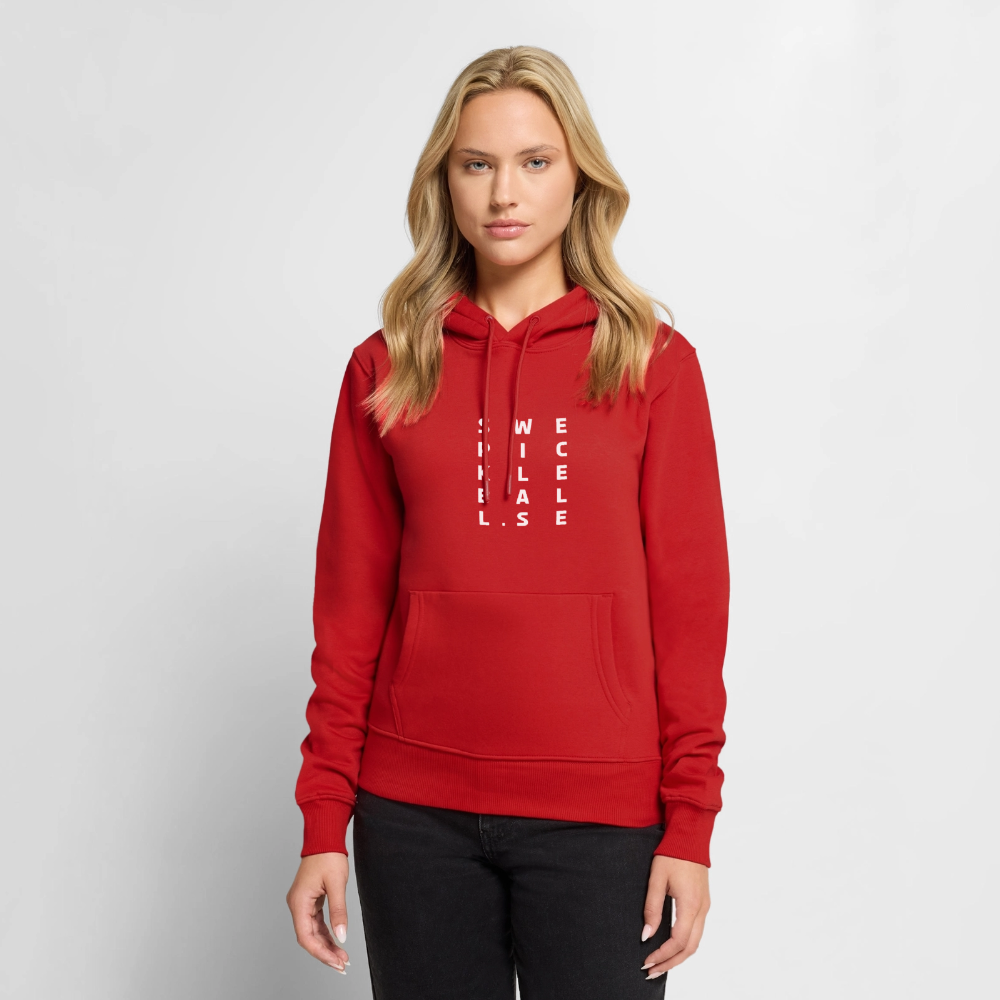 Women’s Premium Hoodie - röd
