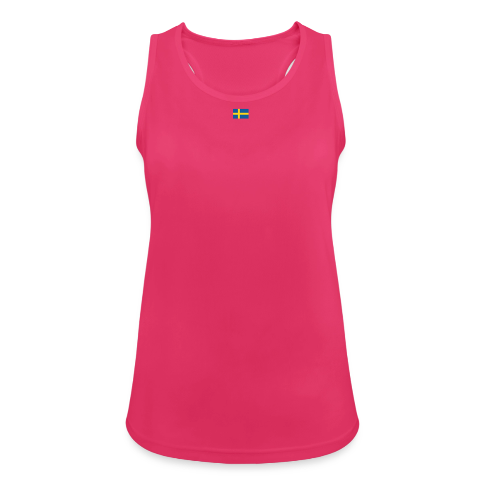 Andningsaktiv tanktopp dam - fuchsia