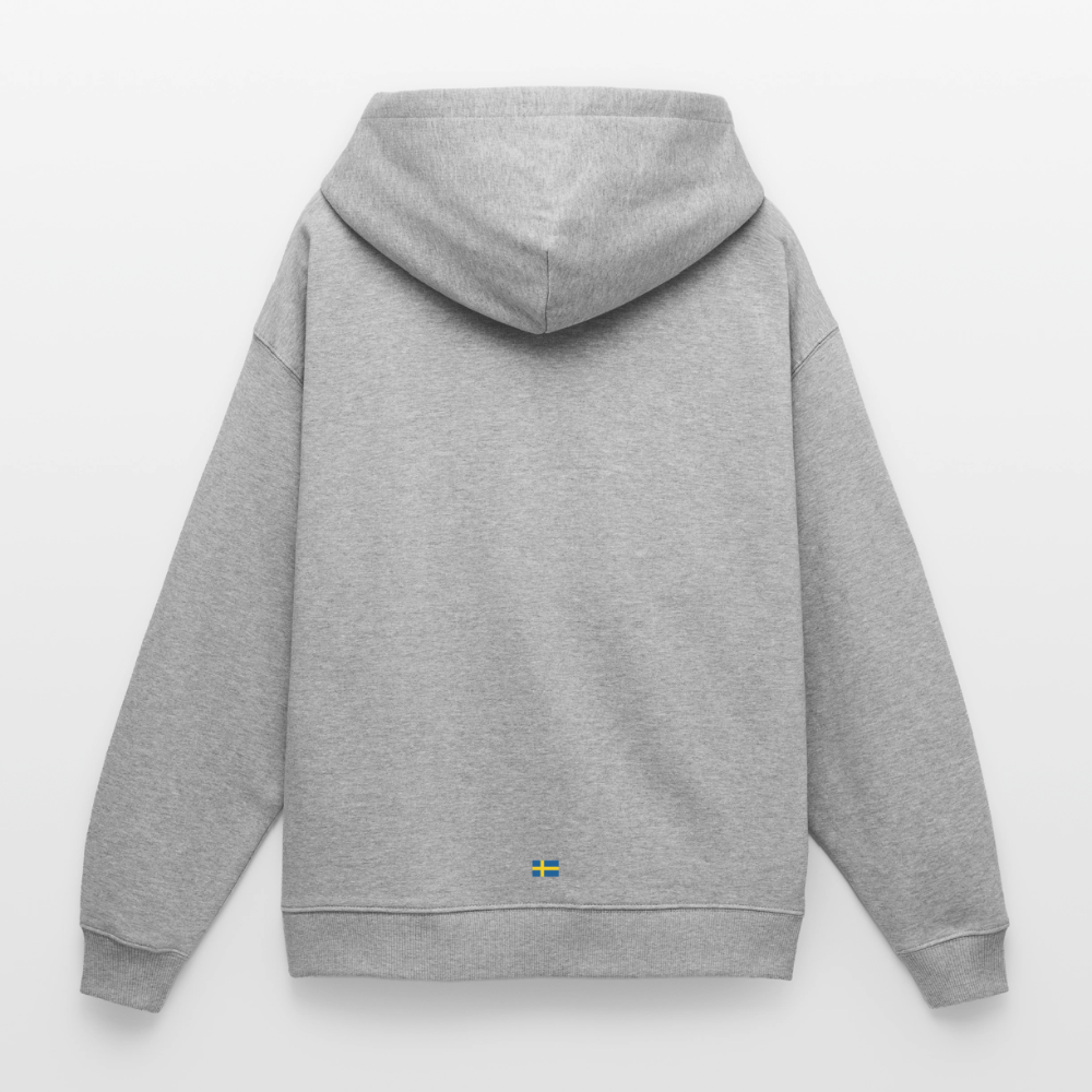 Stanley/Stella Oversized Huvtröja Unisex - gråmelerad