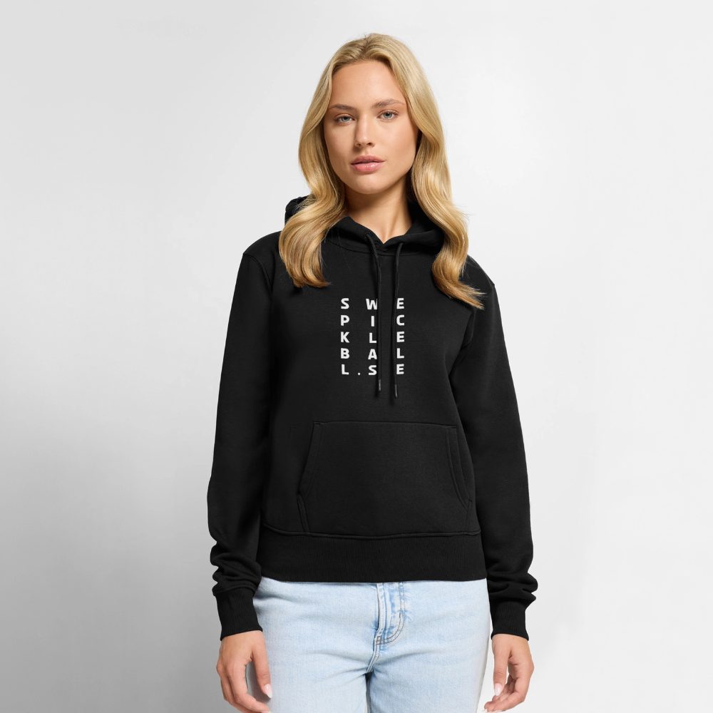 Women’s Premium Hoodie - svart