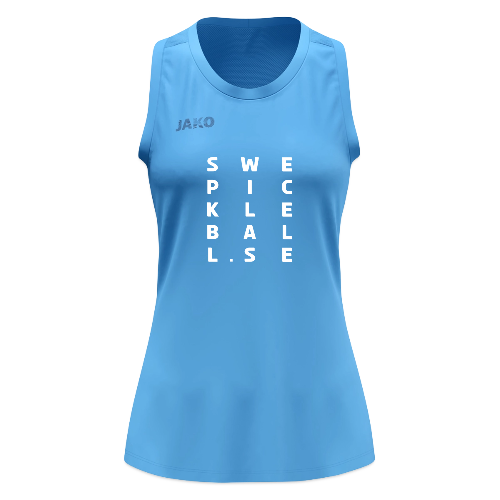 JAKO Women's Tank Top Light Flow - sky blue