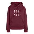 Women’s Premium Hoodie - vinröd 