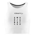 CRAFT croppad topp Rush 2.0 dam - vit