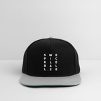 Snapbackkeps - svart/grå