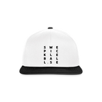 Snapbackkeps - vit/svart