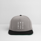 Snapbackkeps - grafitgrå/svart