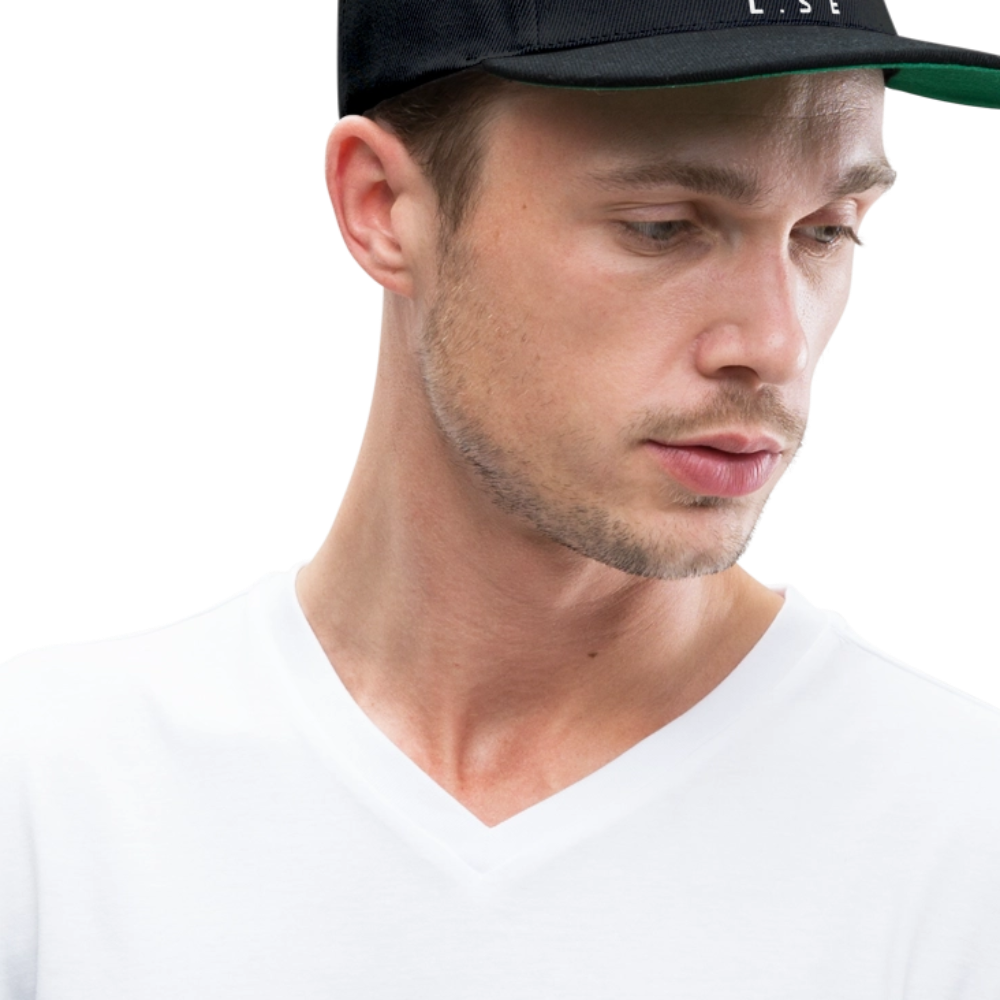 Snapbackkeps - svart/svart