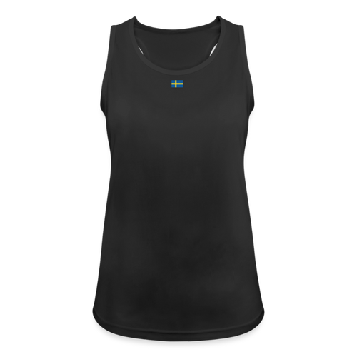 Andningsaktiv tanktopp dam - svart