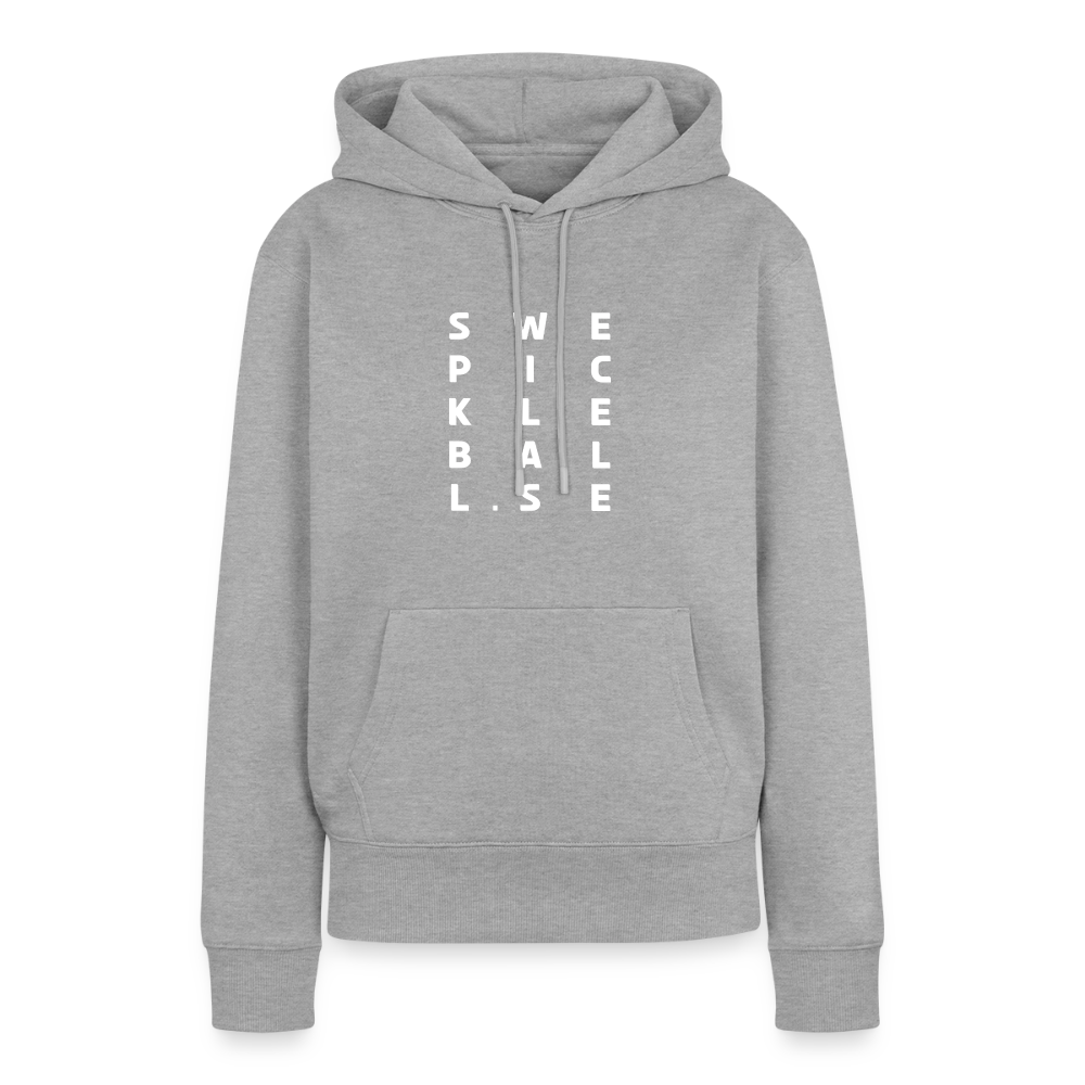 Women’s Premium Hoodie - gråmelerad