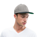 Snapbackkeps - grafitgrå/svart