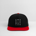 Snapbackkeps - svart/röd
