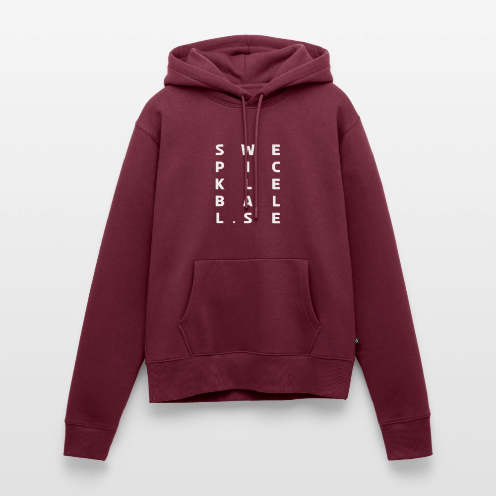 Women’s Premium Hoodie - vinröd 