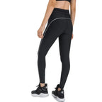 Pickleball leggings dam med hög midja – mörkgrå byxa