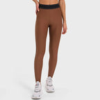 Pickleball leggings dam med hög midja – svart byxa