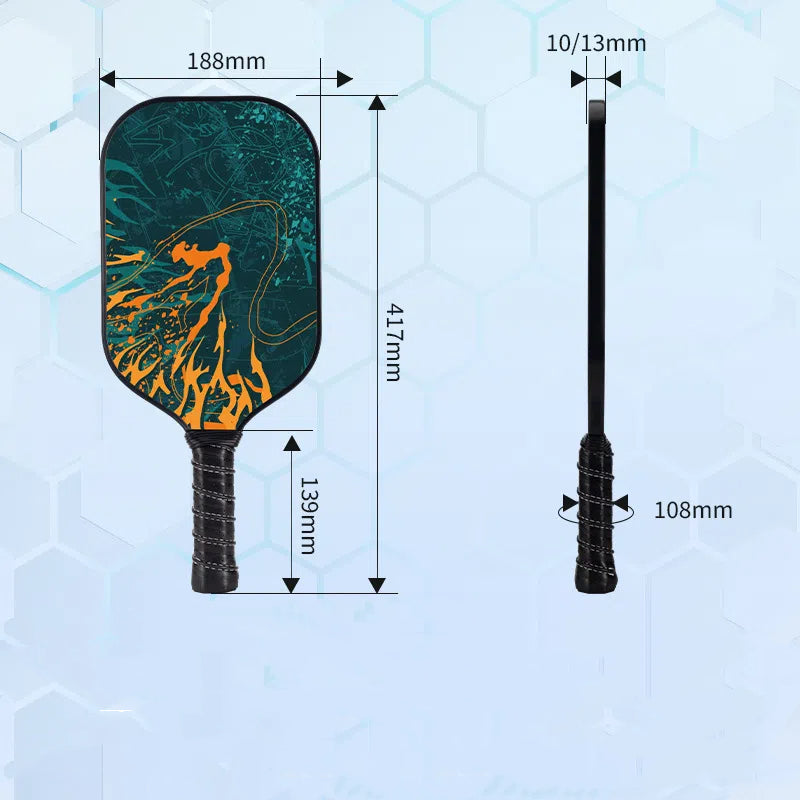 Pickleballrack för nybörjare – glasfiber med honeycomb-kärna