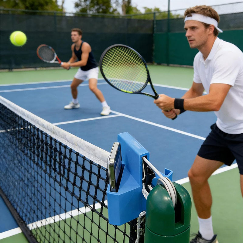 Kamerafäste för pickleballnät för mobil och GoPro