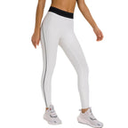 Pickleball leggings dam med hög midja – svart byxa