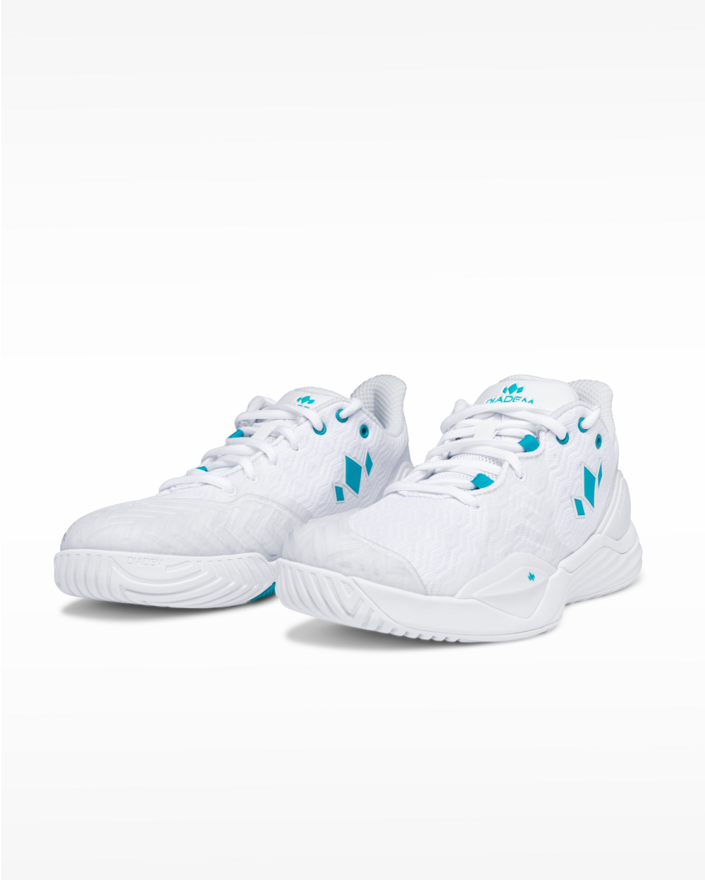 Diadem Court Burst pickleballskor Vit/teal