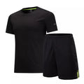 Träningsset herr – T-shirt och shorts för pickleball