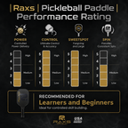 RAXS Tribute 2.0 pickleballrack svart