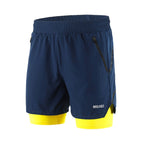 Herrshorts för pickleball 2-i-1 Quick Dry med ficka